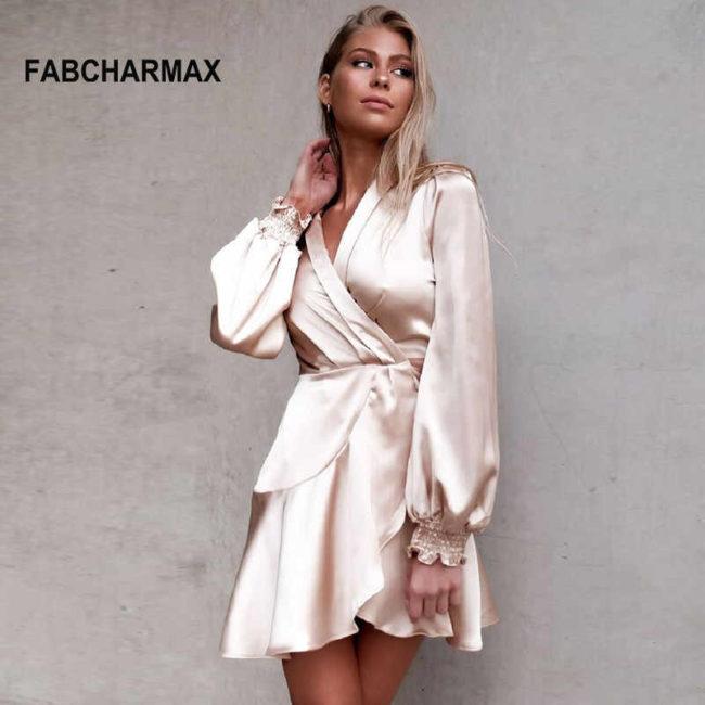 платье с запахом