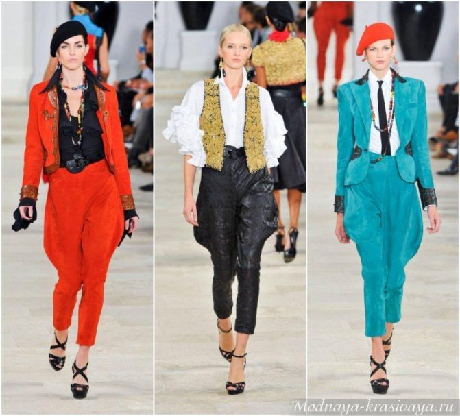 С чем носить брюки галифе?